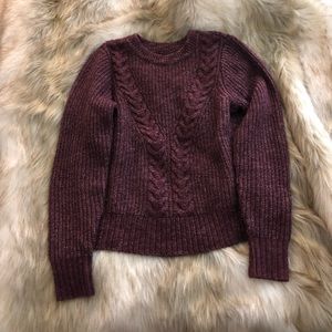 Burgundy sweater